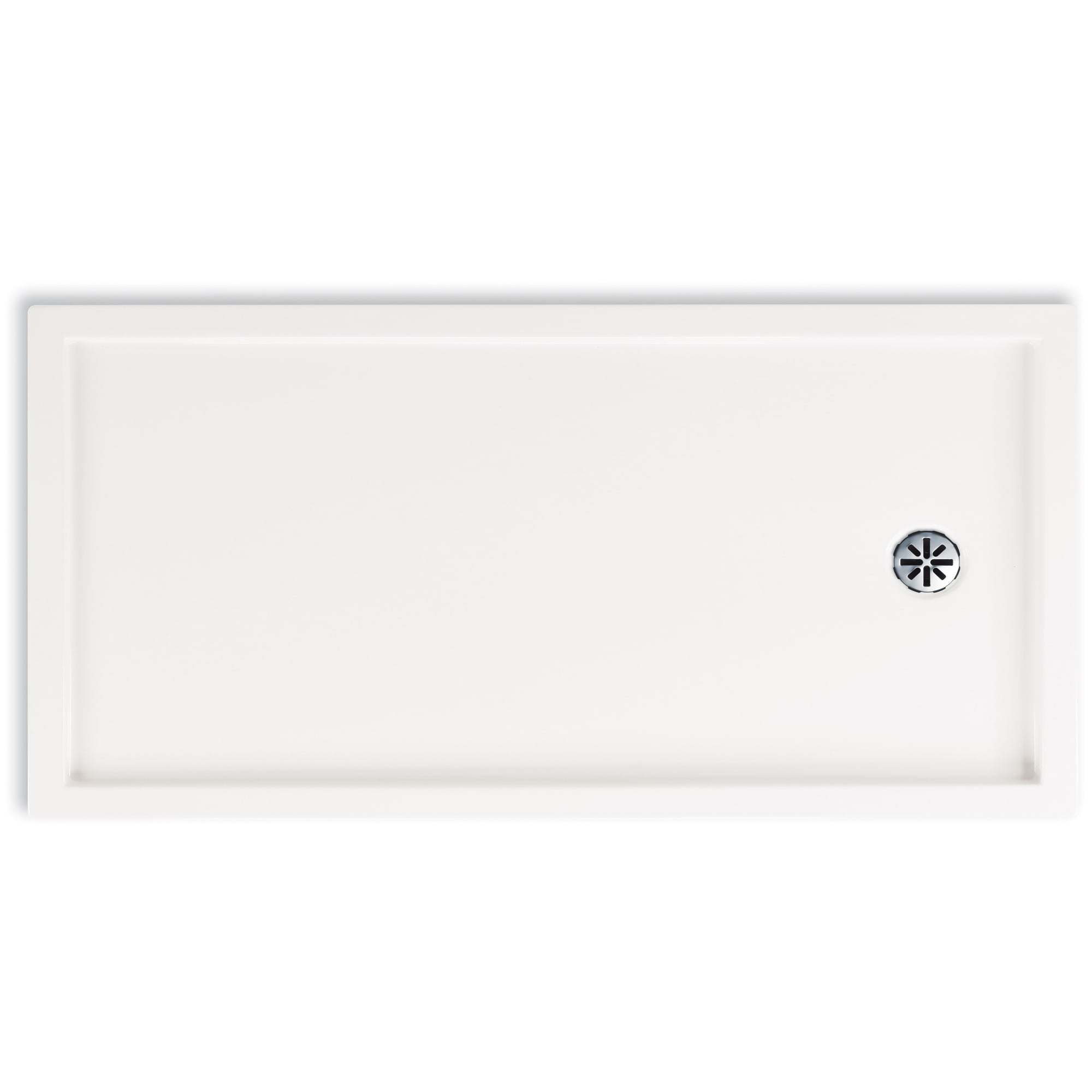 Neptune Zen Acrylic Shower Base in White