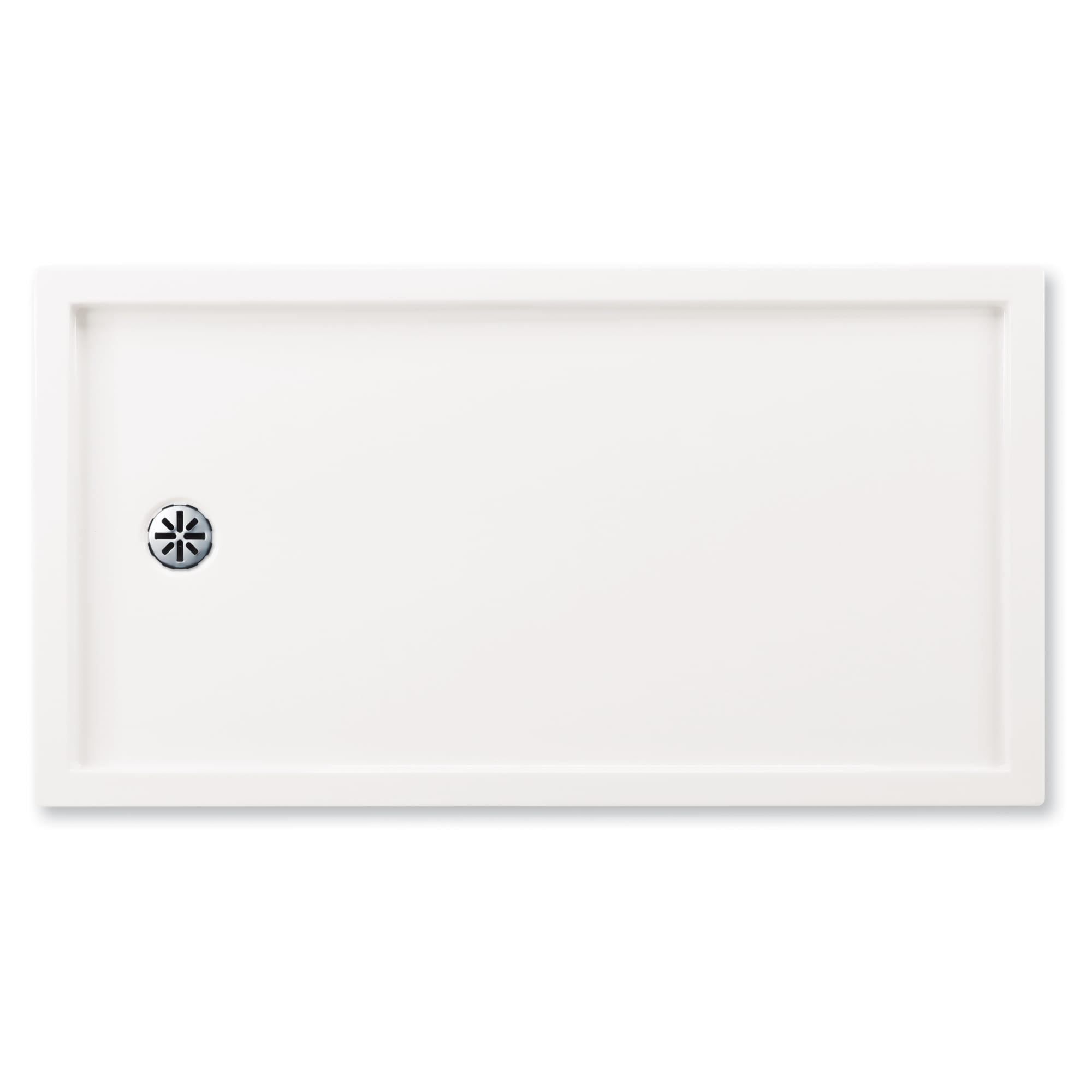 Neptune Zen Acrylic Shower Base in White