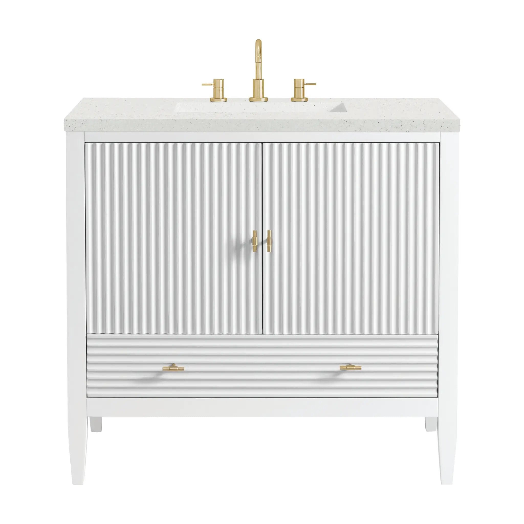 James Martin Myrrin 36" Vanity Set - Bright White by James Martin Vanities