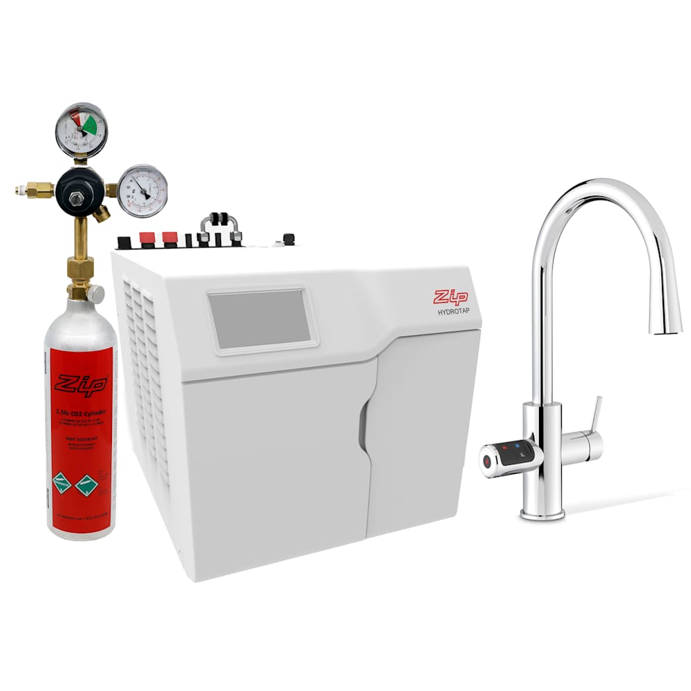 bright chrome kitchen faucet