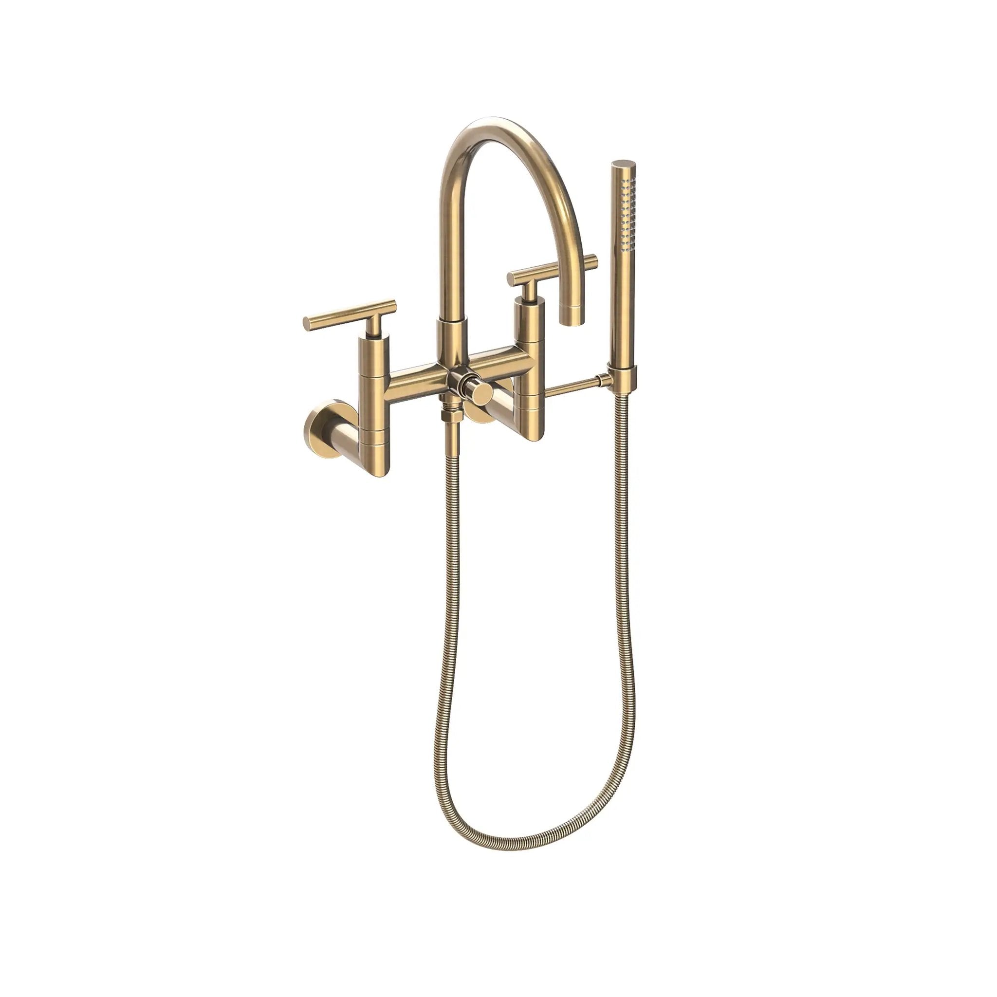 Newport Brass East Linear Exposed Tub & Hand Shower Set - Wall Mount by Newport Brass