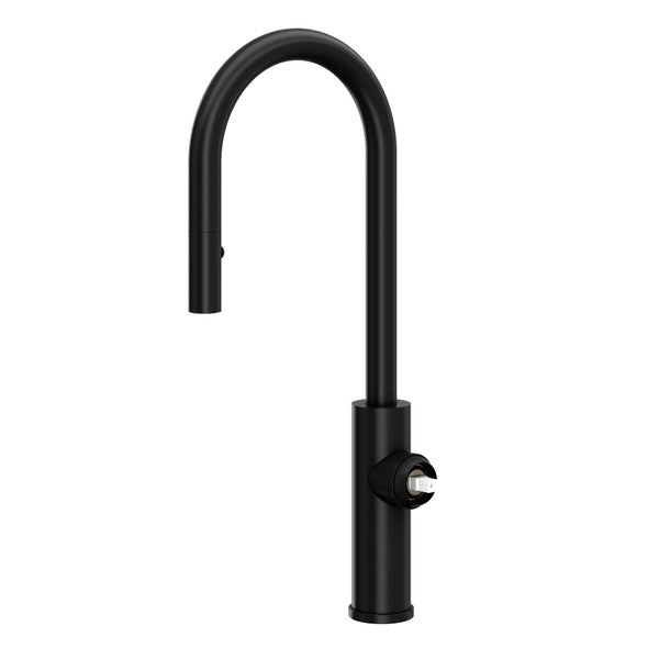 Rohl Eclissi Pull-Down Bar/Food Prep Kitchen Faucet with C-Spout - Less Handle