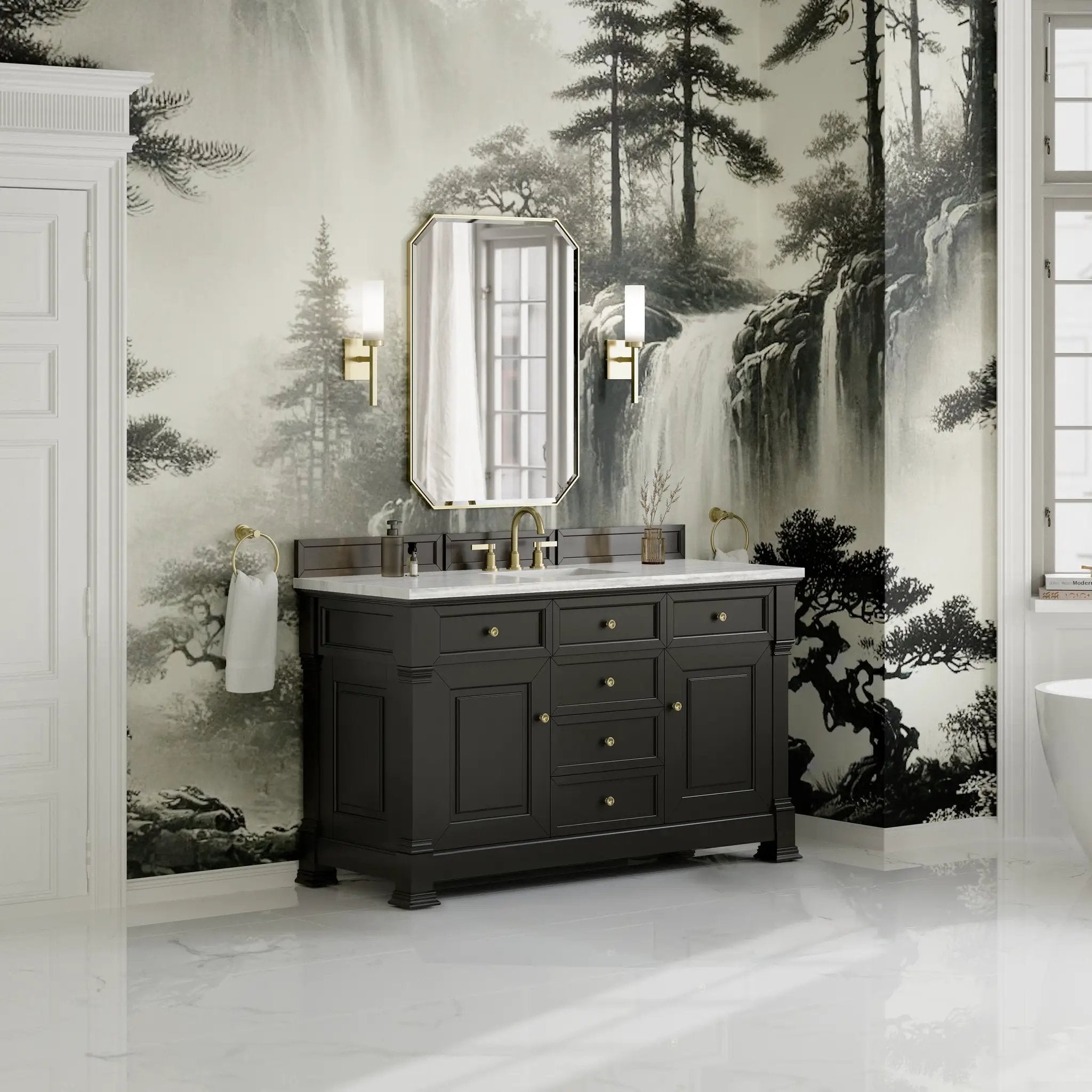 black onyx vanity