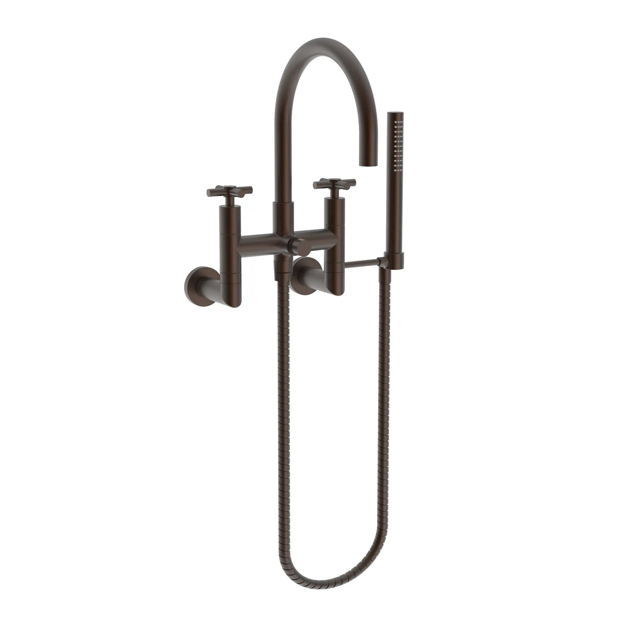 Newport Brass East Linear Exposed Tub & Hand Shower Set - Wall Mount by Newport Brass