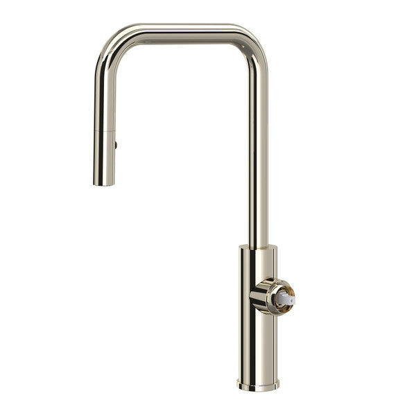 Rohl Eclissi Pull-Down Kitchen Faucet with U-Spout - Less Handle