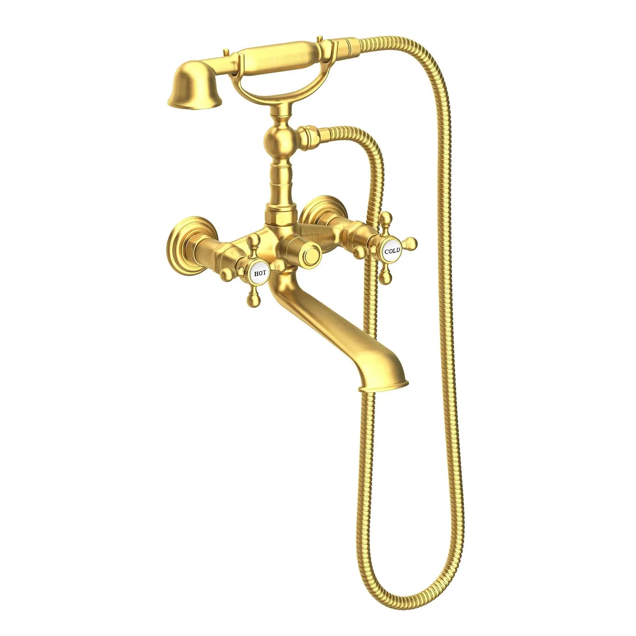Newport Brass Astor Exposed Tub & Hand Shower Set - Wall Mount by Newport Brass