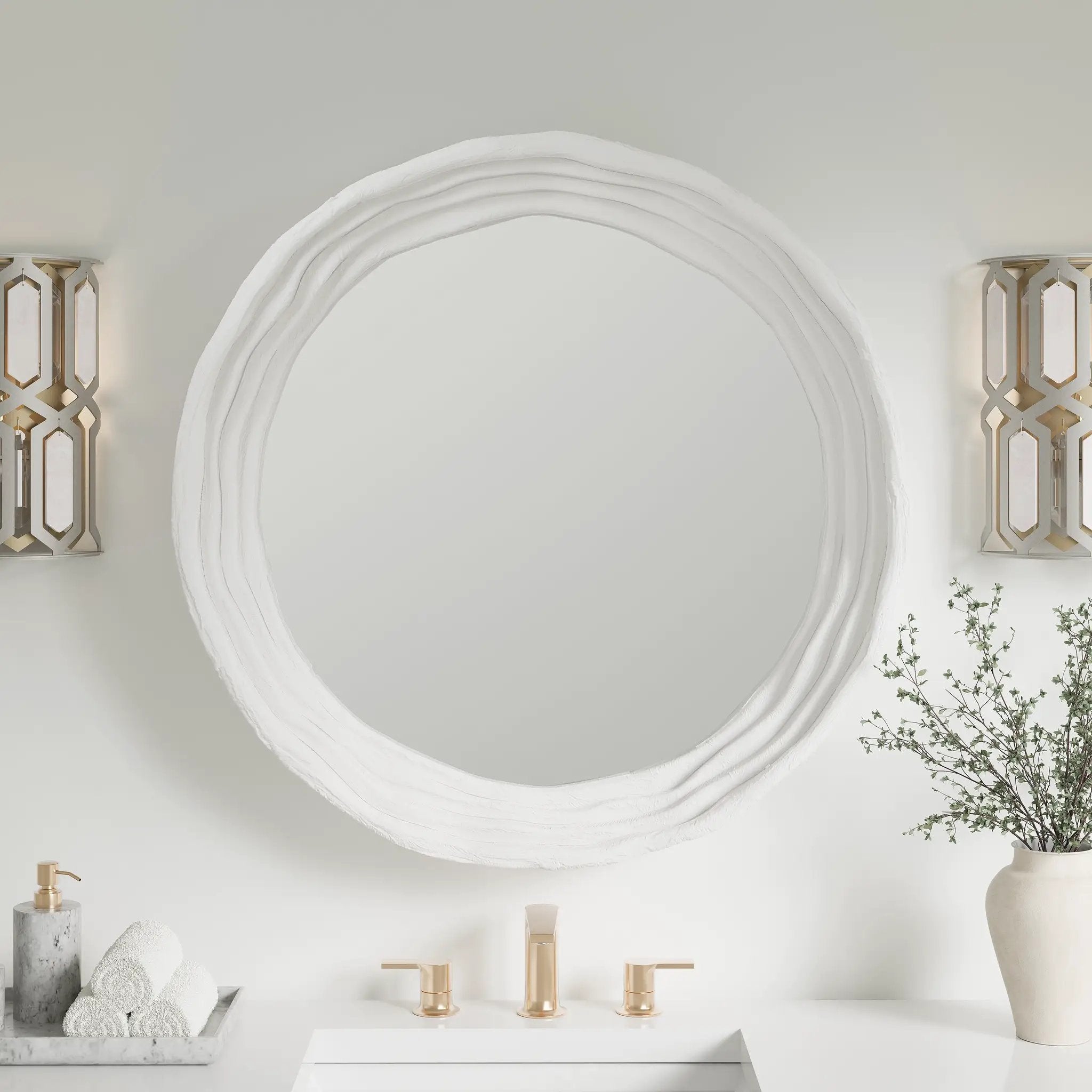 limestone mirror