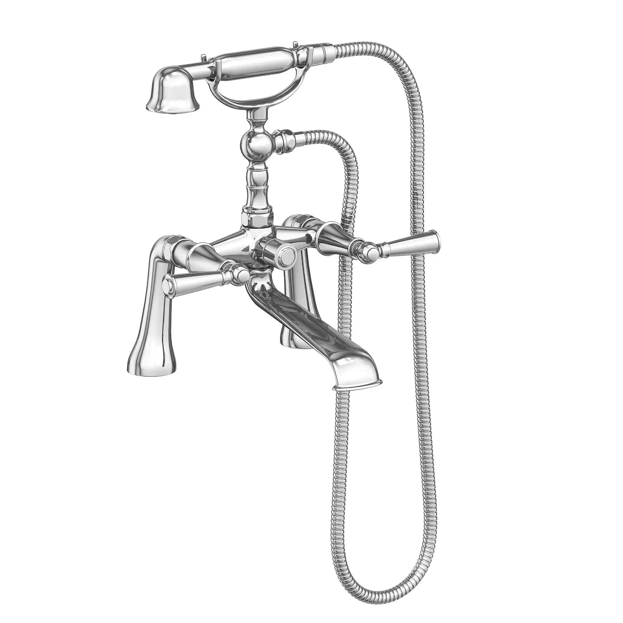 polished chrome shower set