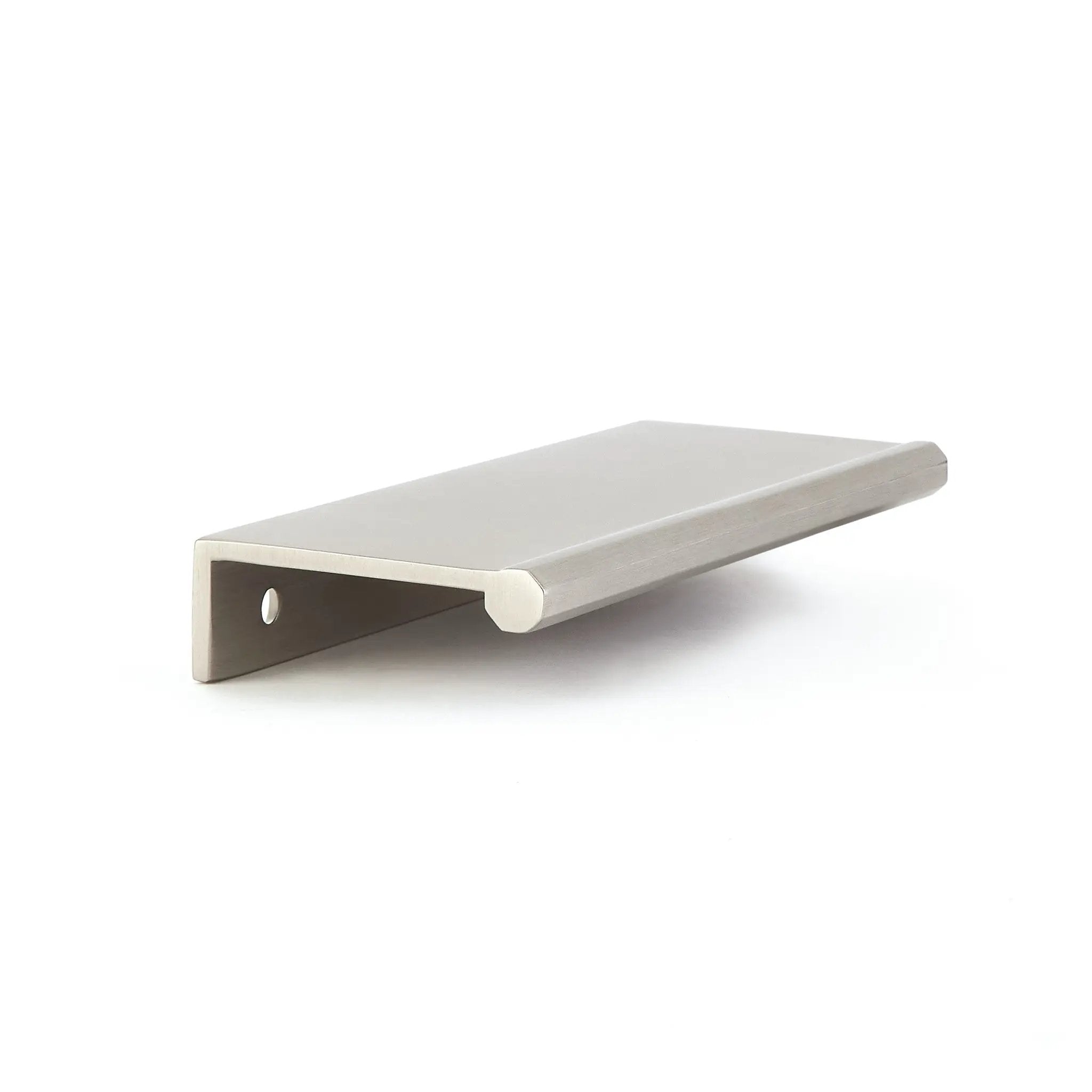 brushed nickel edge pull