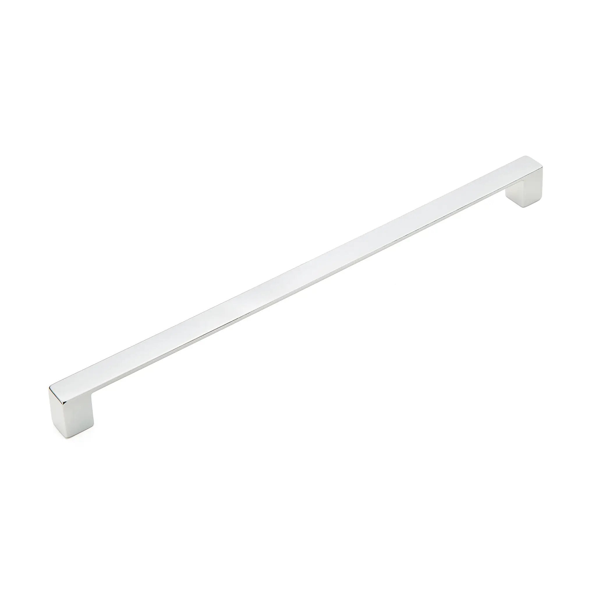 polished chrome cabinet pull