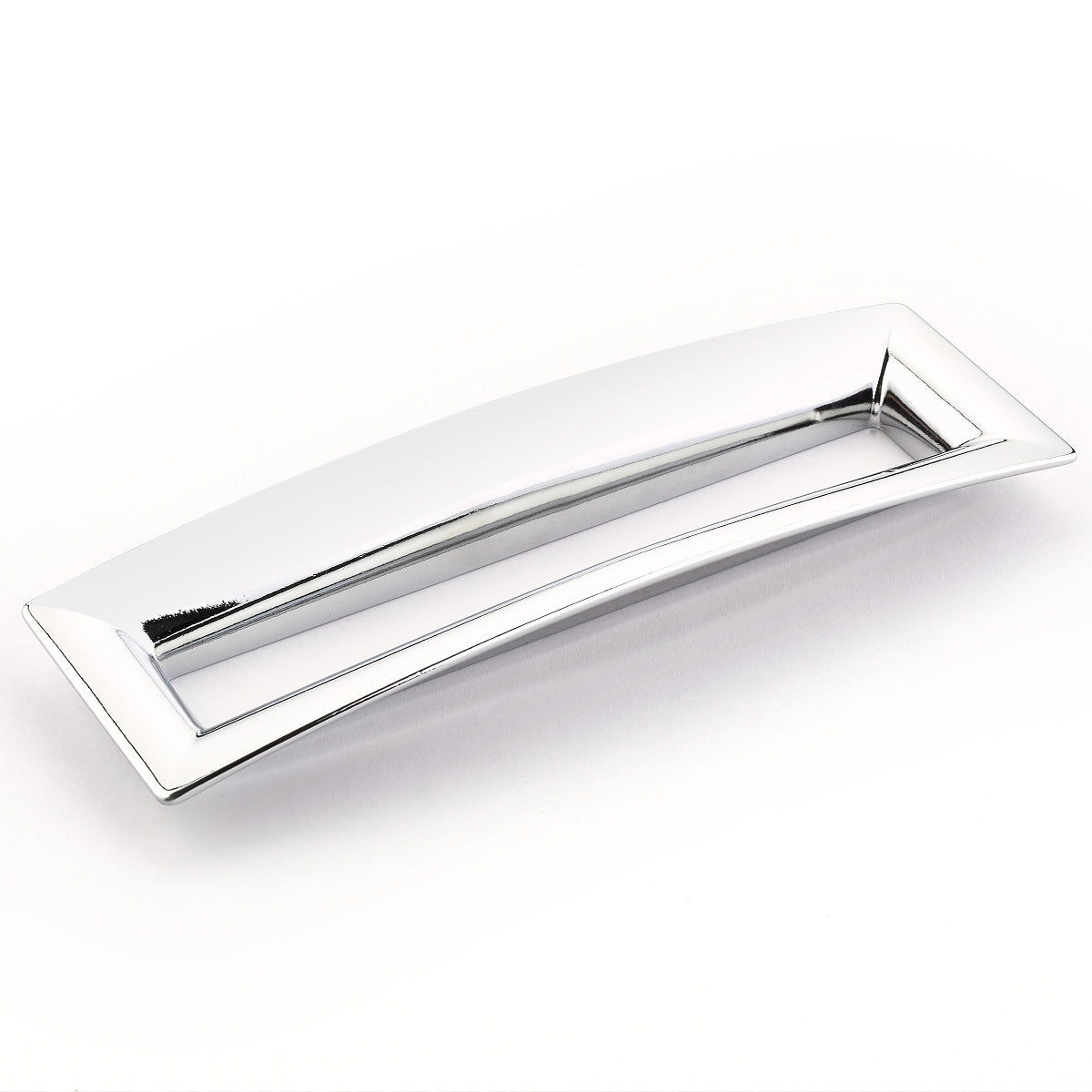 polished chrome cabinet pull