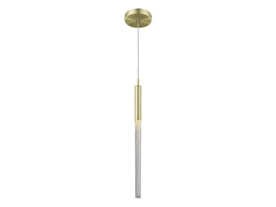 brushed brass single pendant