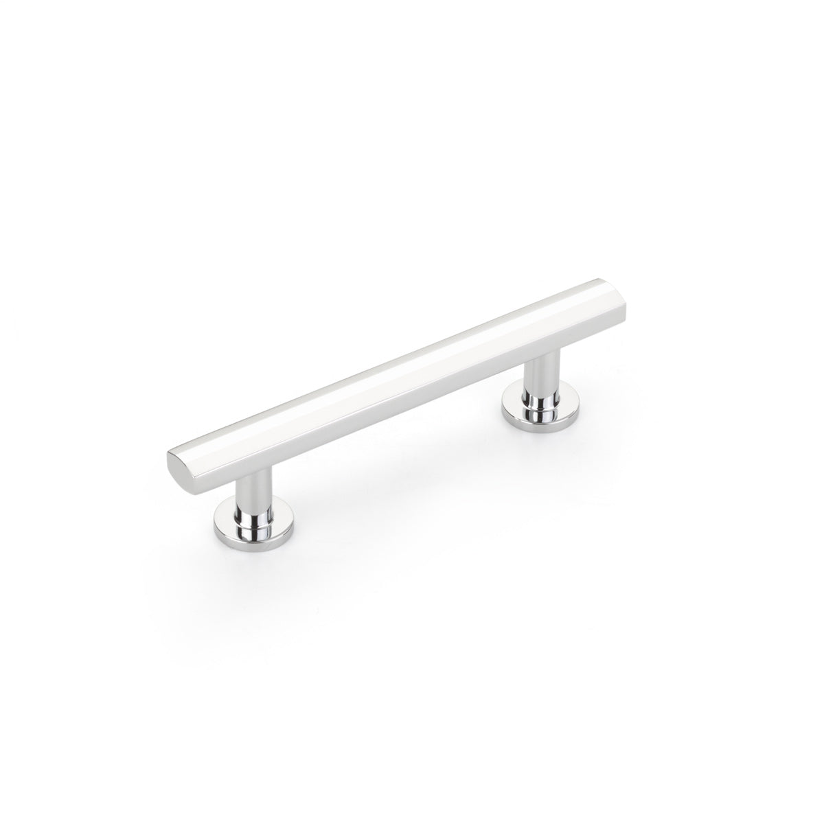 polished chrome cabinet pull
