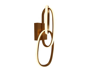 gold wall sconce