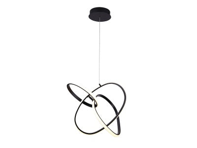 black hanging pendant