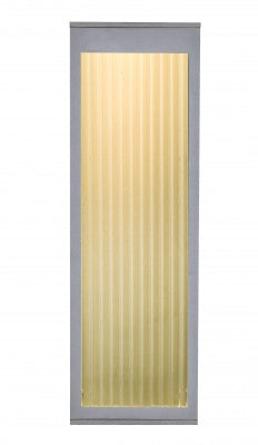silver LED wall sconce