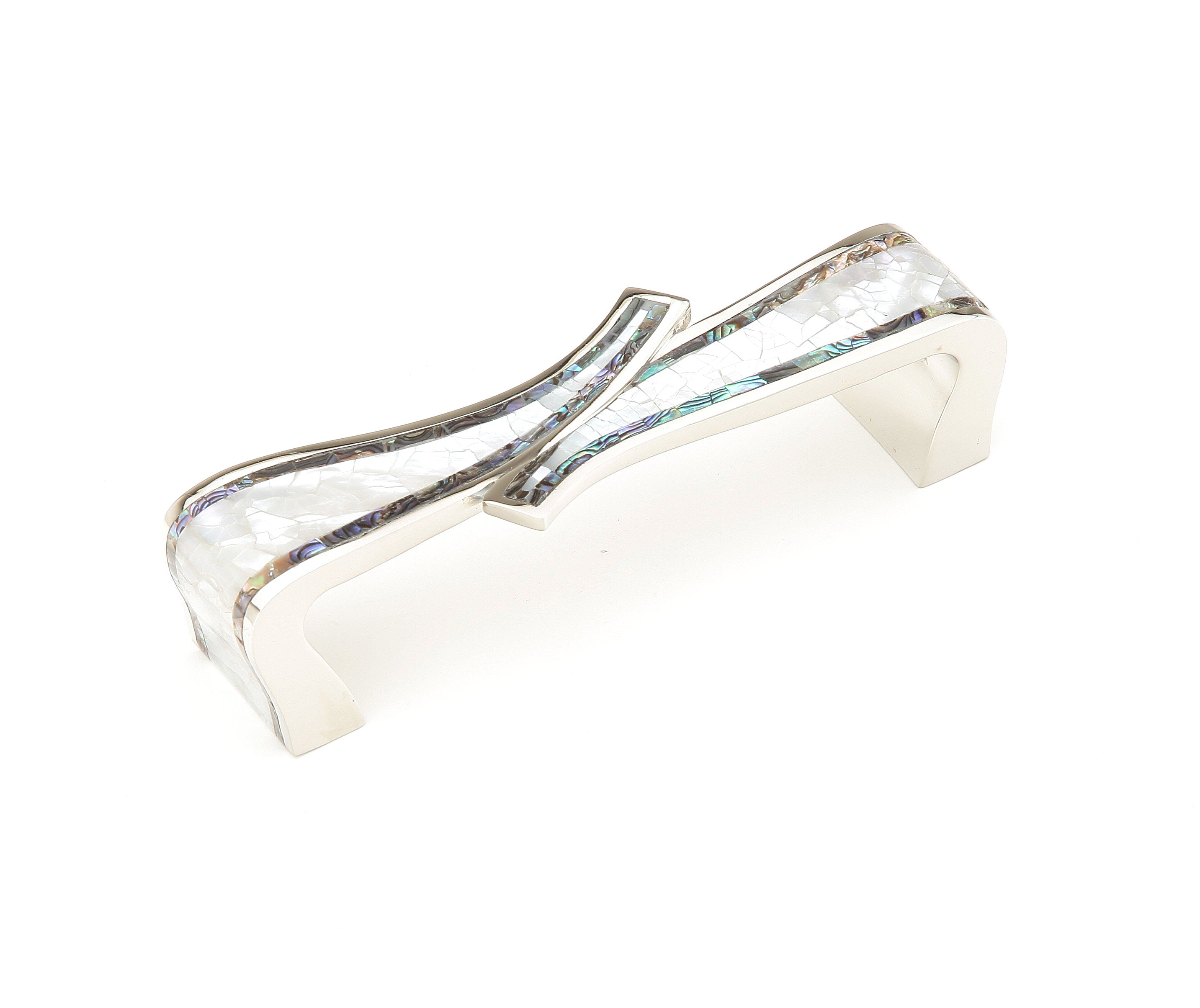polished nickel cabinet pull