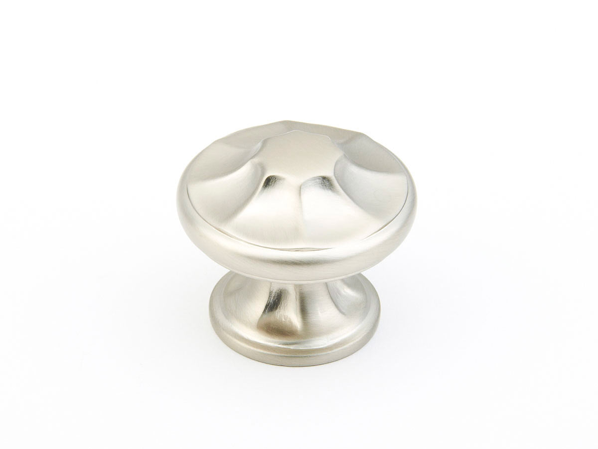 satin nickel cabinet knob