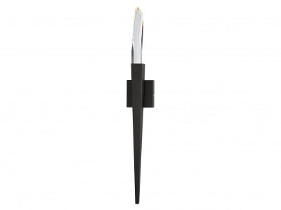 black wall sconce