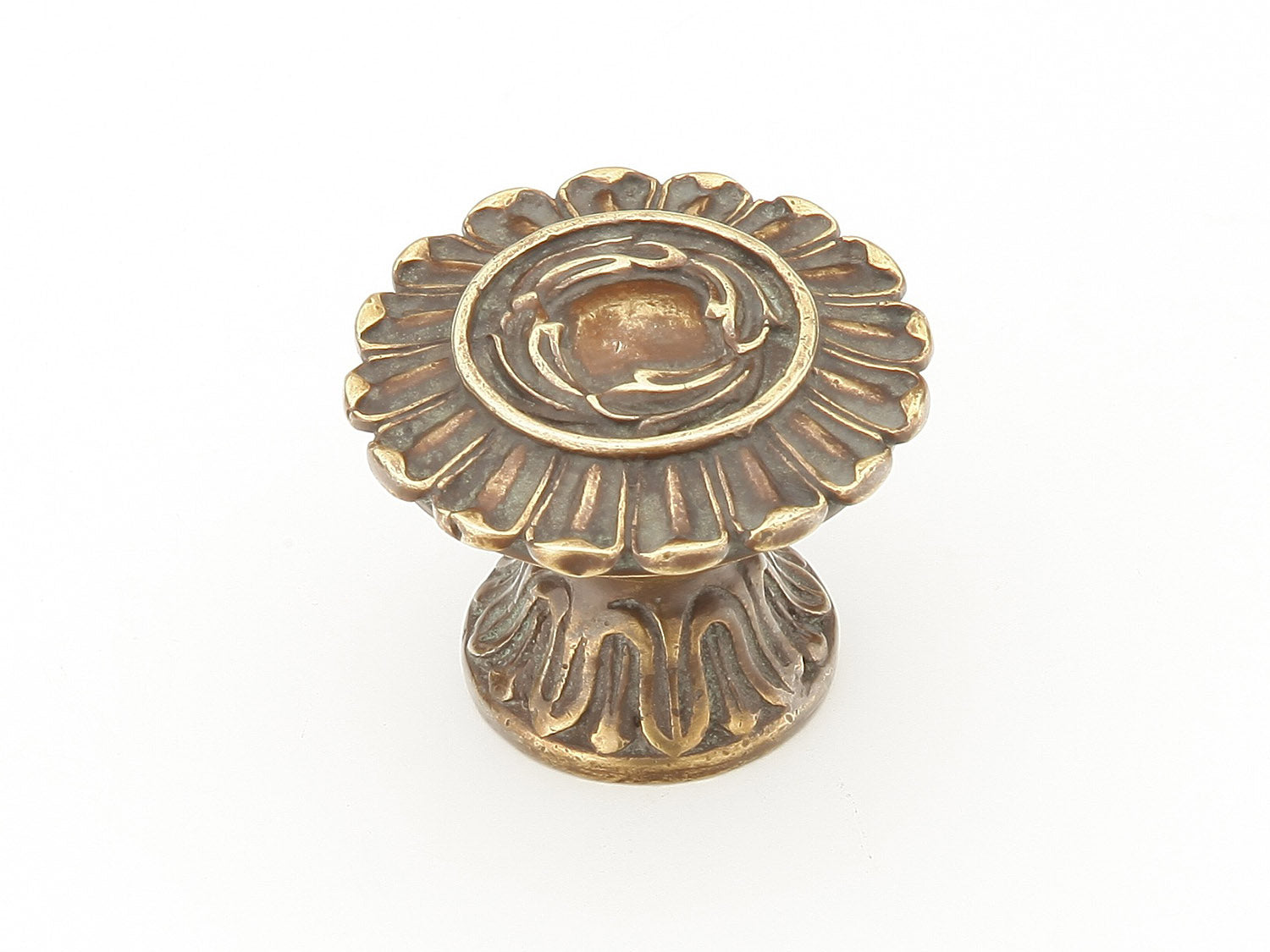 monticello brass cabinet knob