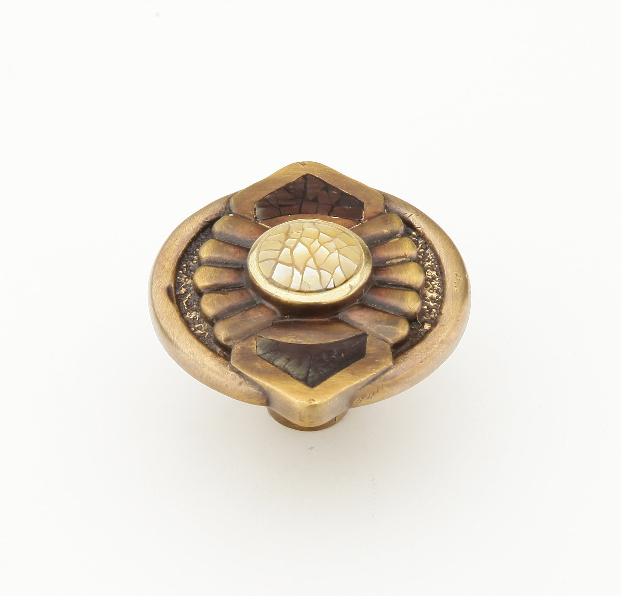 antique brass cabinet knob
