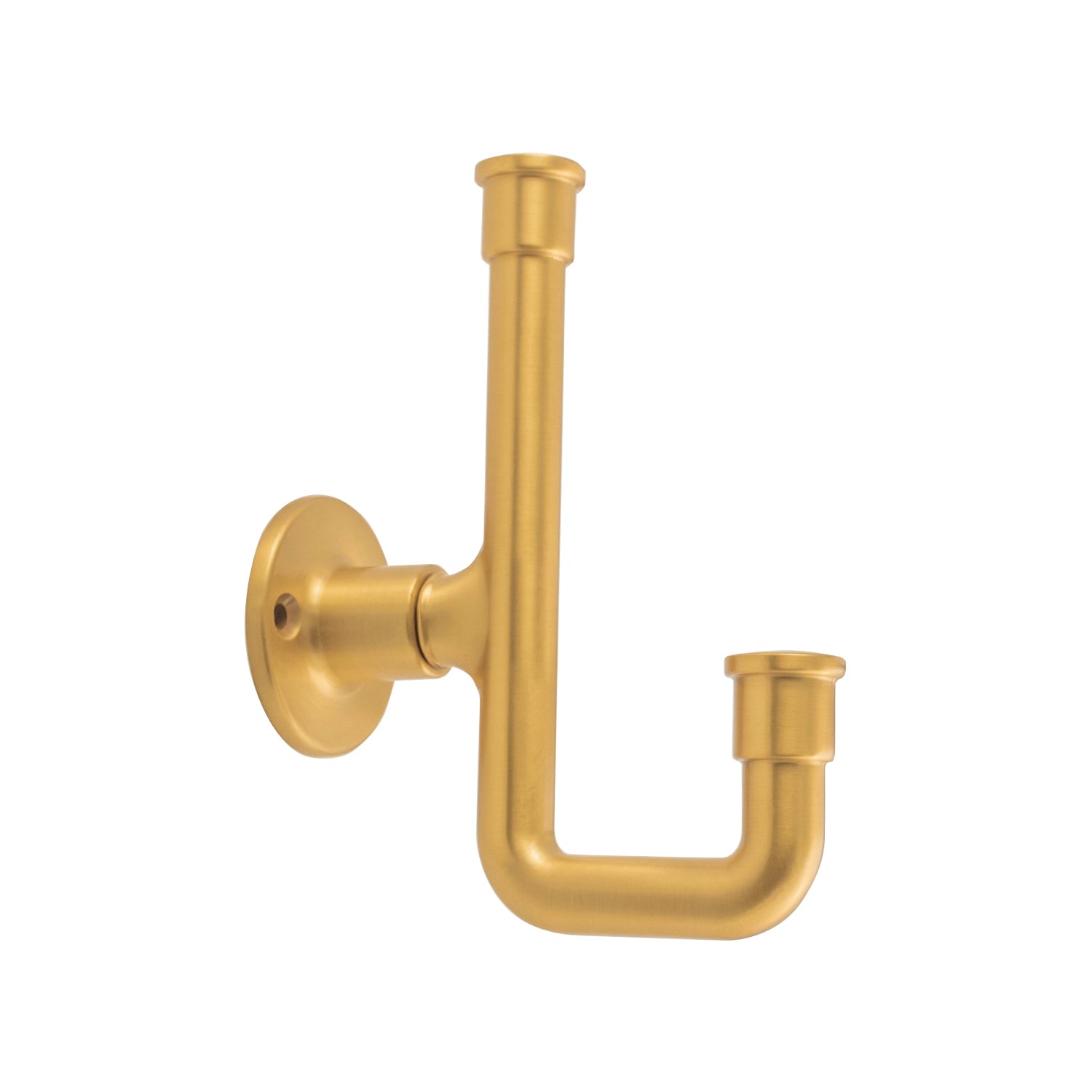 brushed golden brass hook