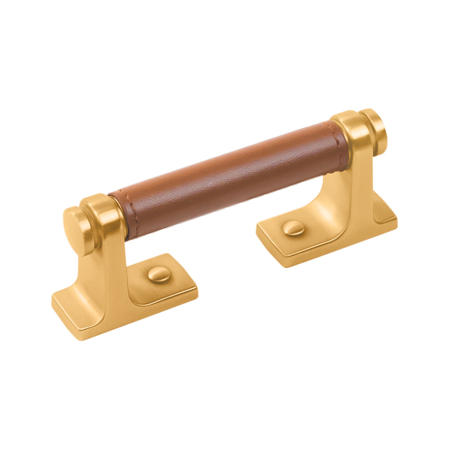 brushed golden brass pull