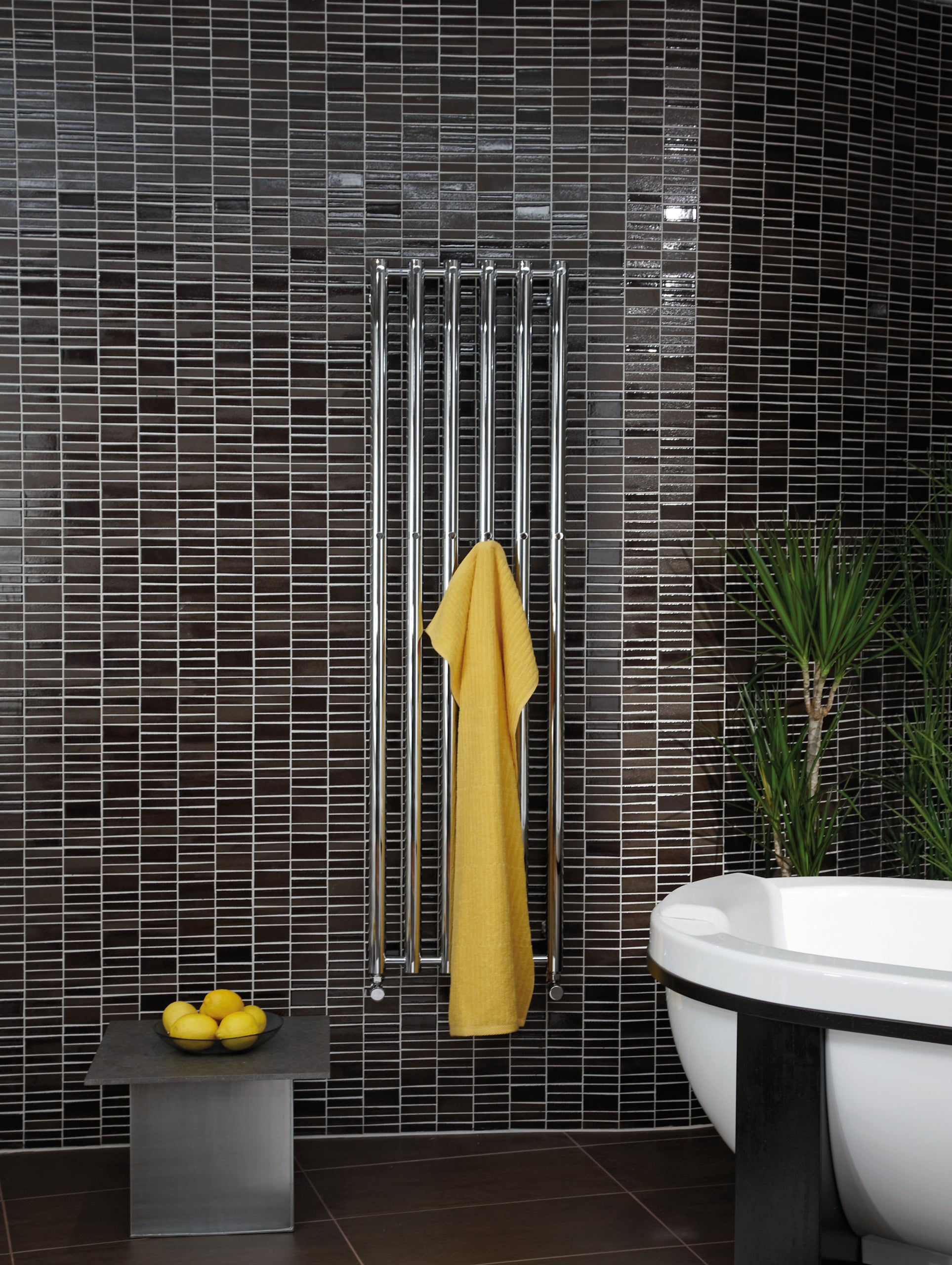 Chrome towel warmer