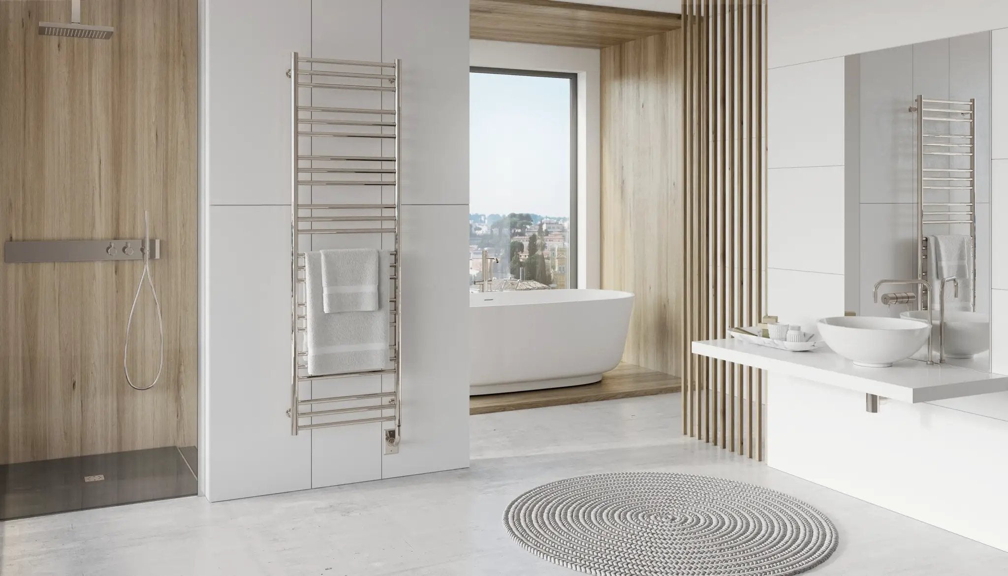 Chrome towel Warmer
