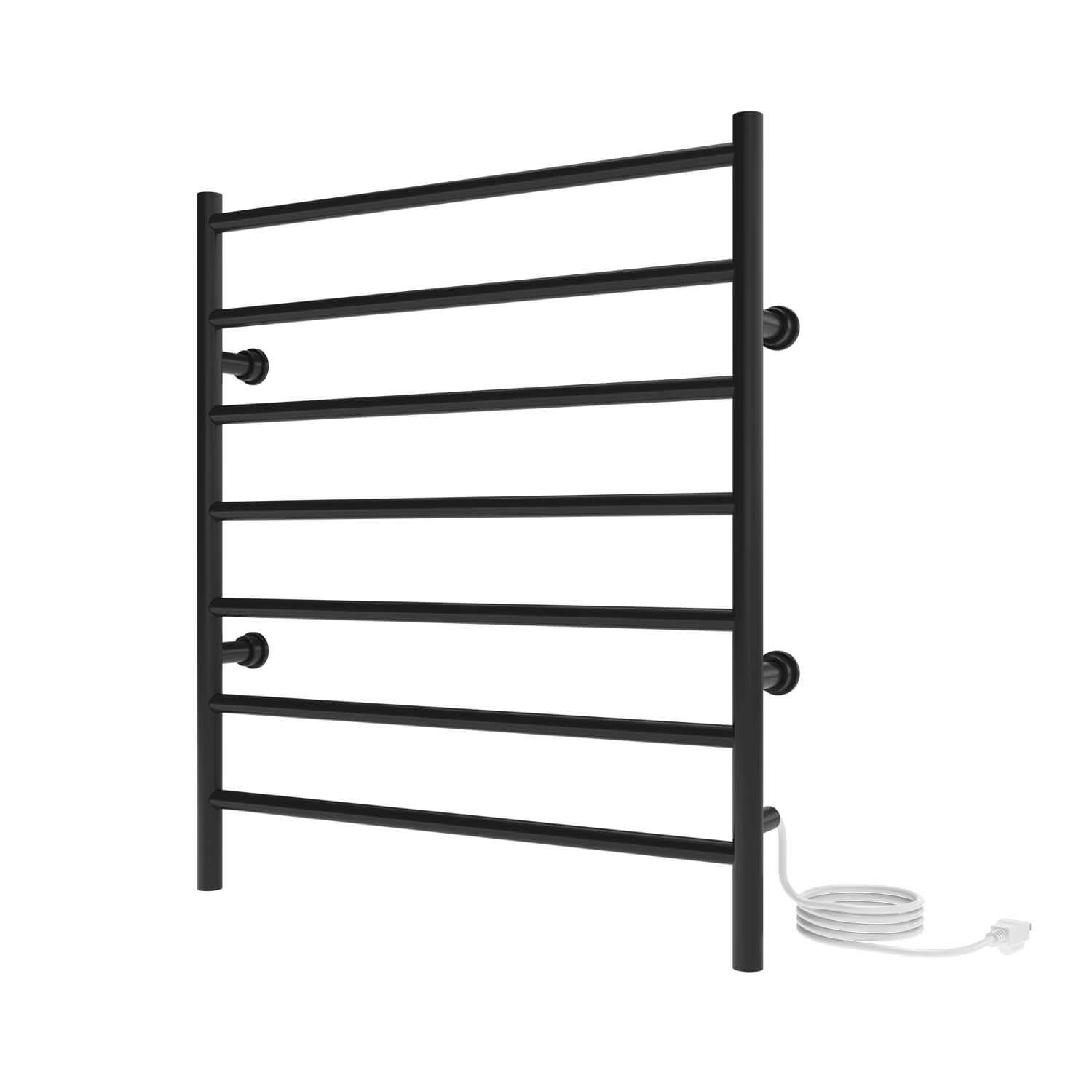 Matte black towel Warmer