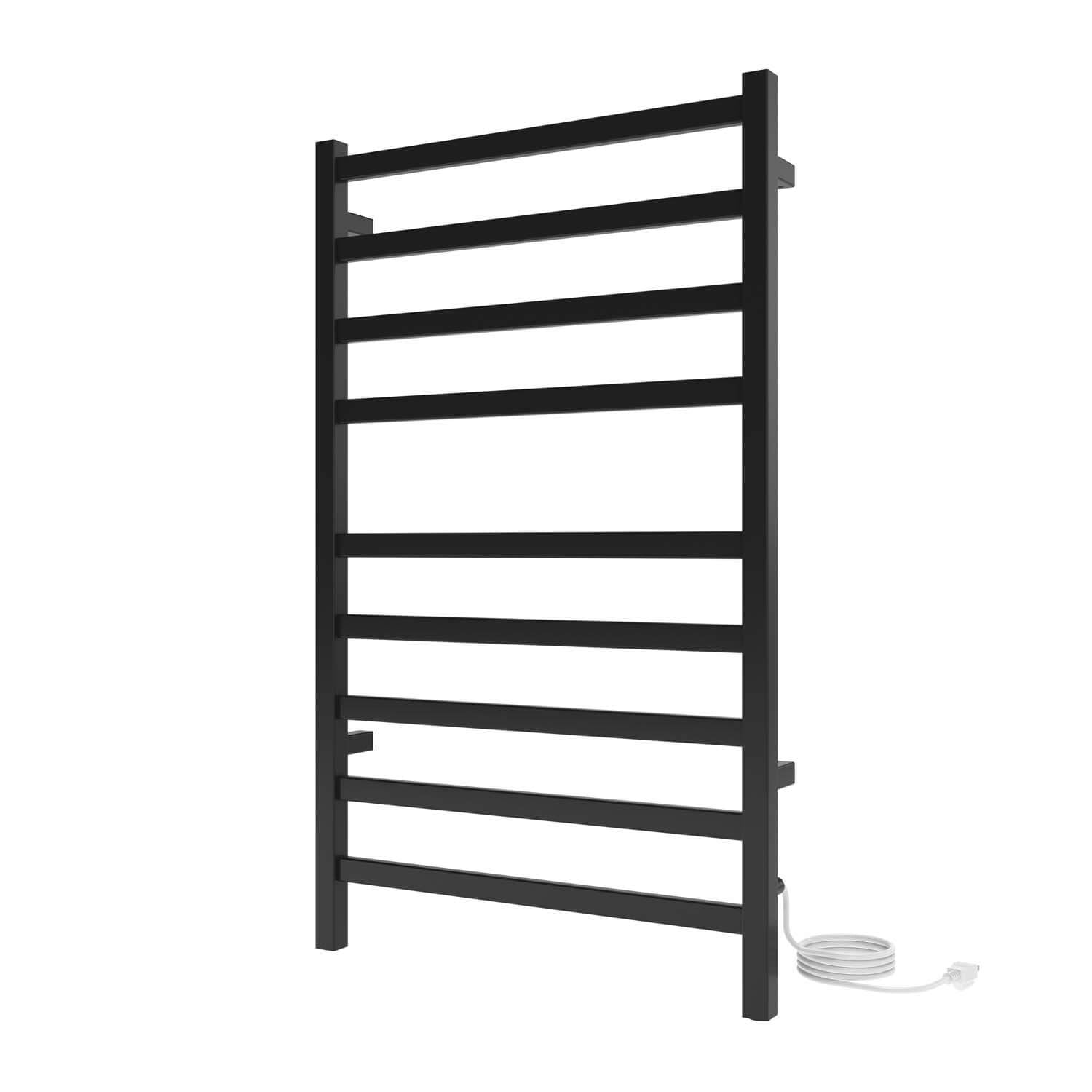 Matte black towel Warmer