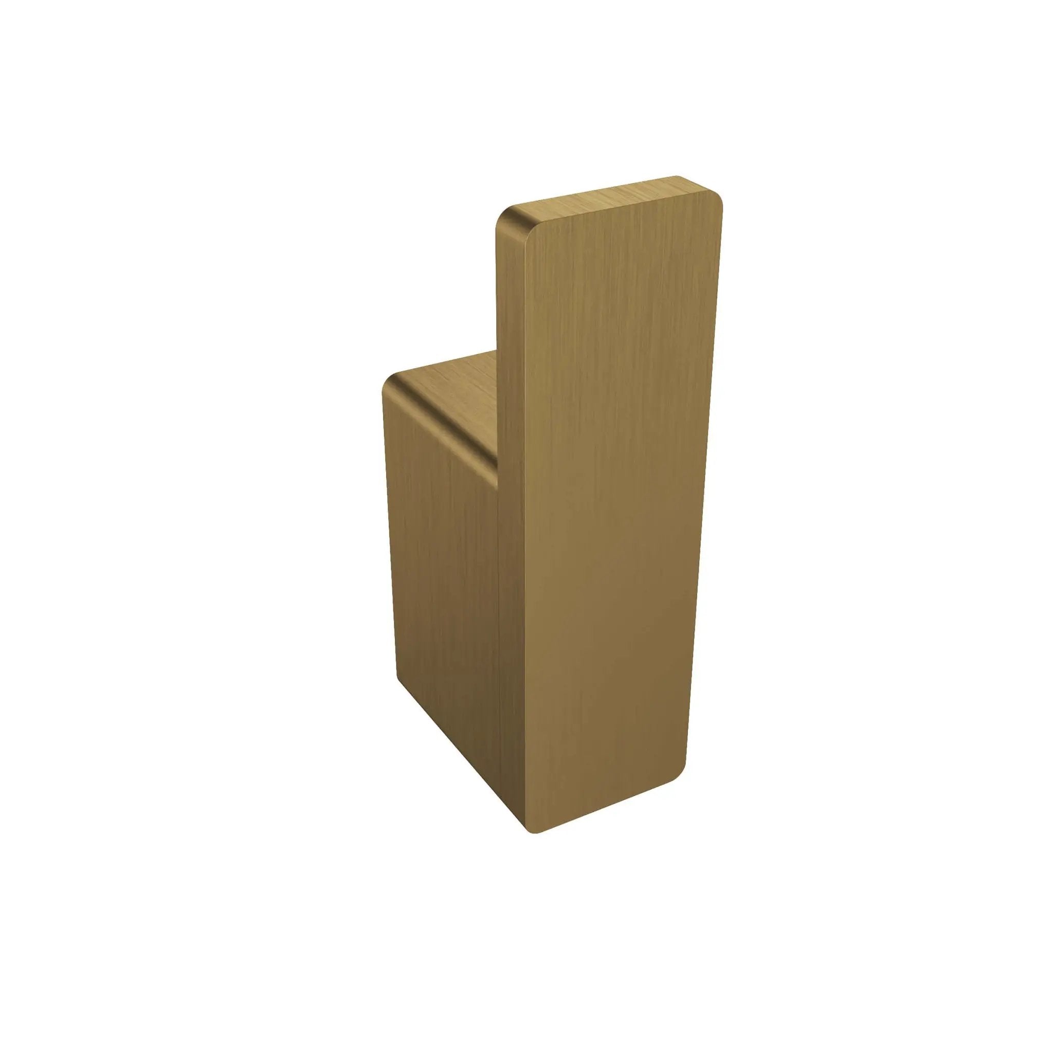 Brushed gold dark towel Hook