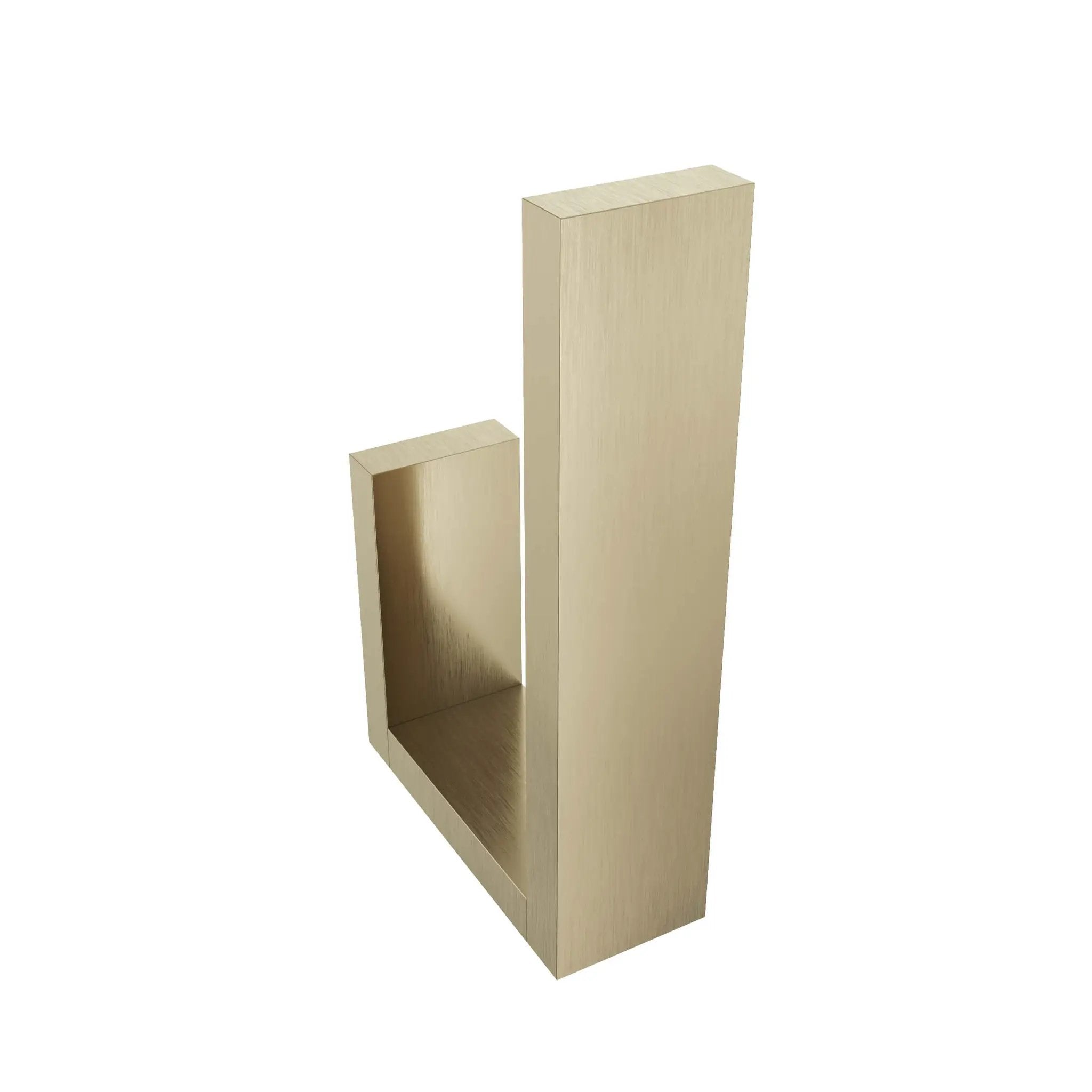 Brushed gold light paper Holder