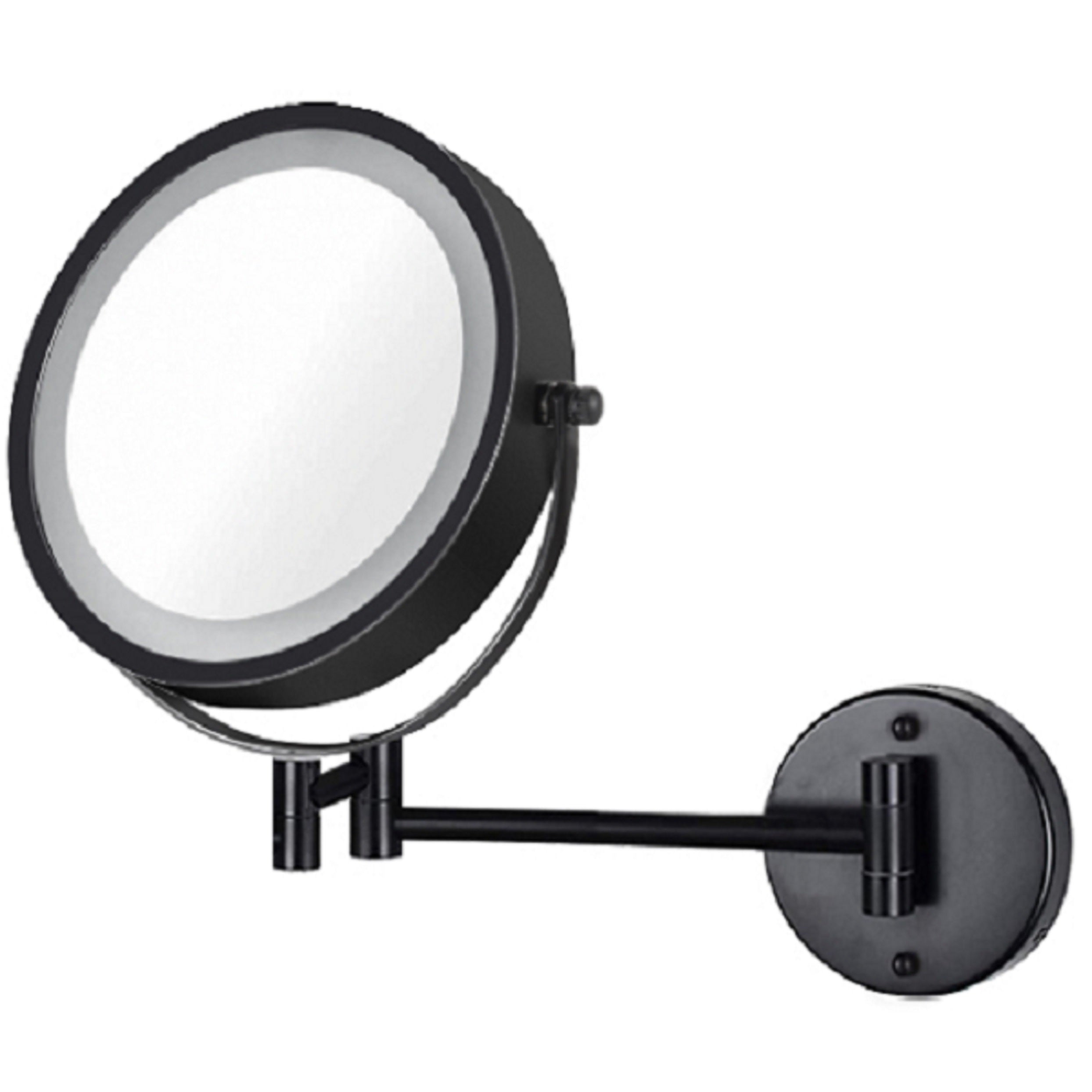 Matte black mounted Mirror