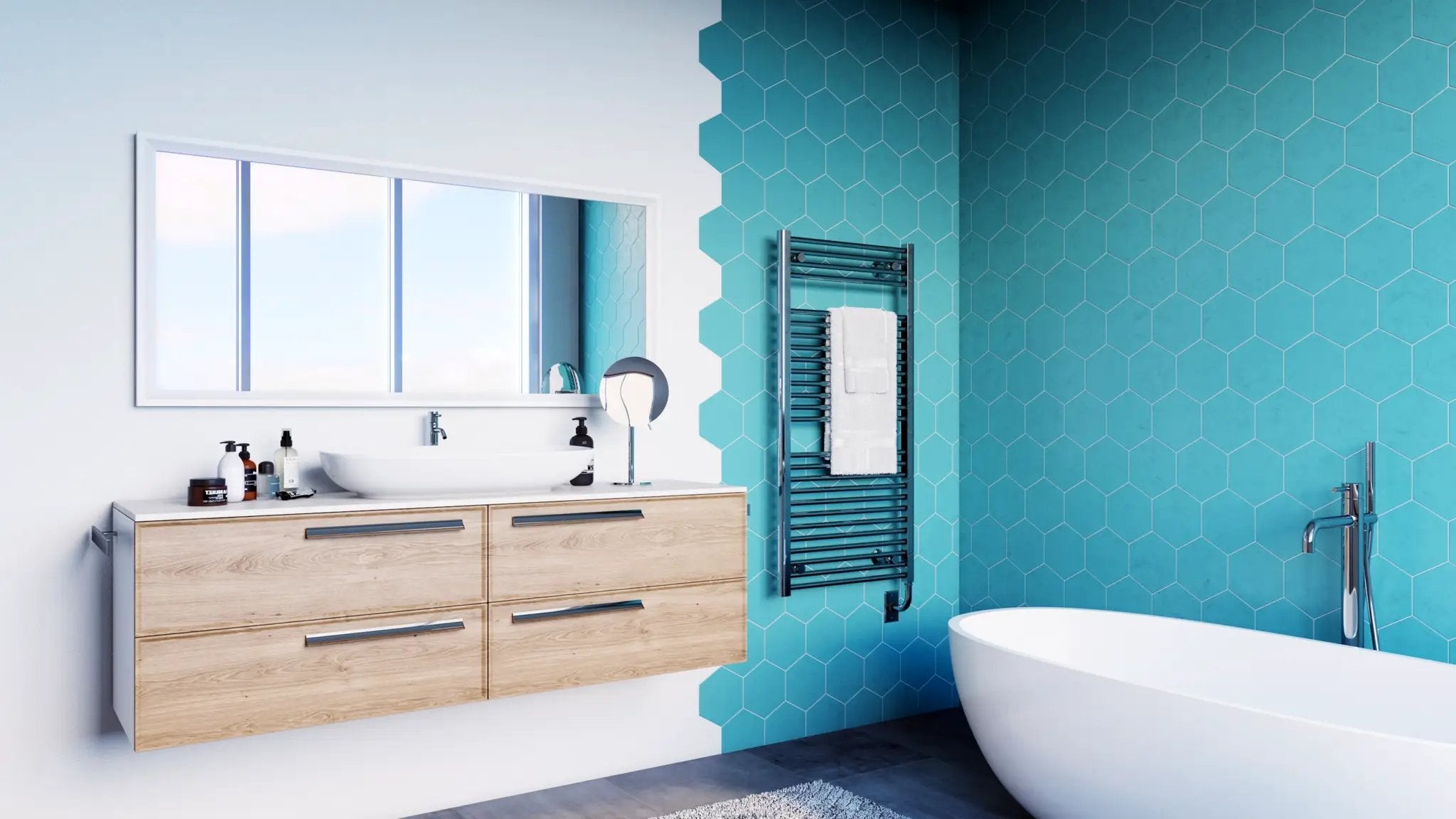 chrome towel warmer
